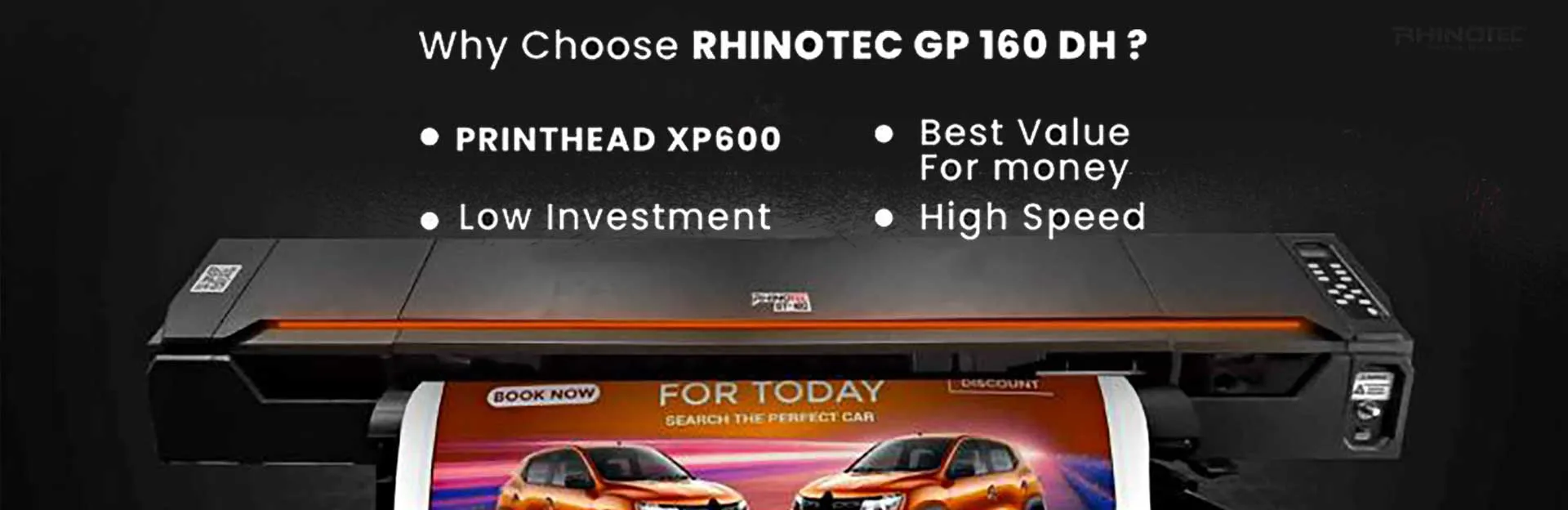 Mesin Print 13 Banner RHINOTEC GP160 New